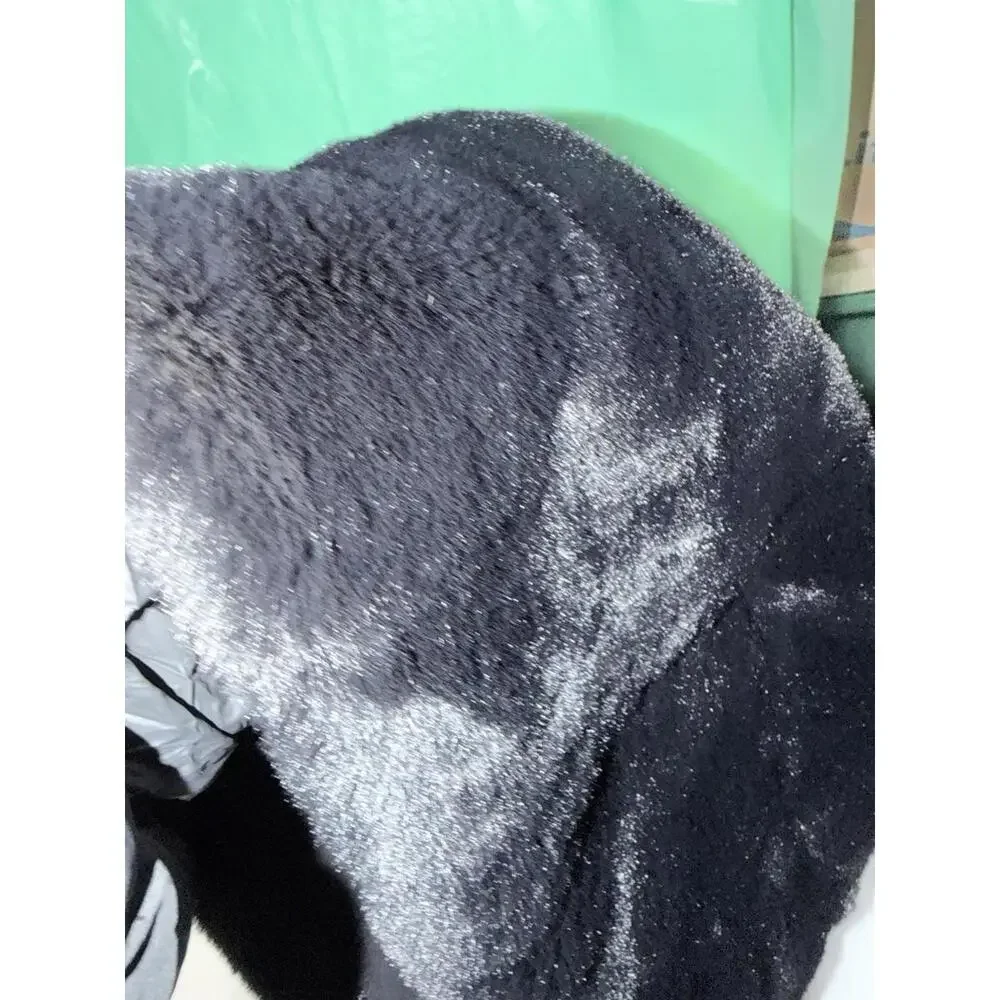 Elegant Black Faux Fur Hand Muff - Luxury Winter Hand Warmer‎ - 15.5